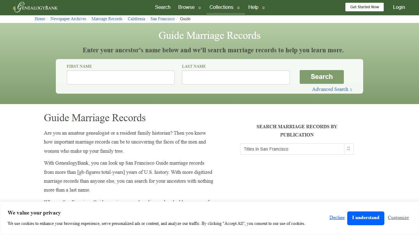 Guide Marriage Records Online Search